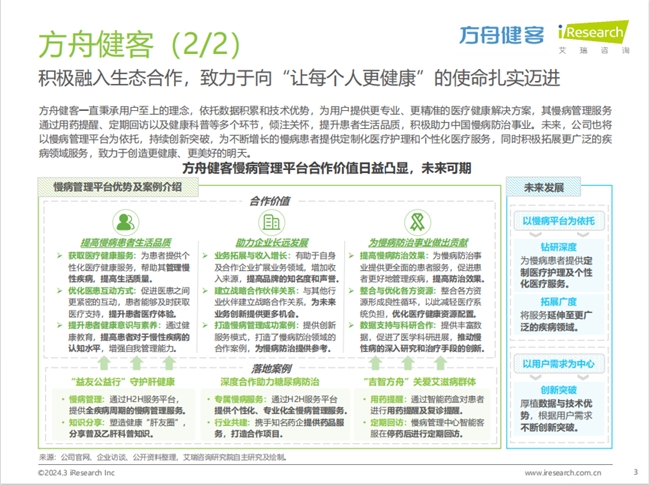 收获行业认可！方舟健客入选《2024年中国健康管理行业研究报告》