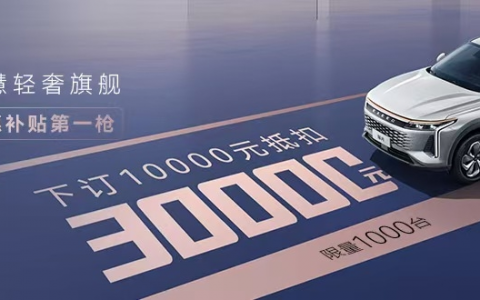 星途瑶光上线京东百亿补贴“1万抵3万”帮用户省钱买好车!