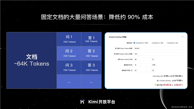 Kimi首发“上下文缓存”技术，助推长文本大模型降本90%