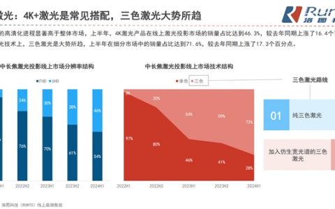 洛图智能投影行业2024半年报：极米守中高端 Vidda冲刺超高端