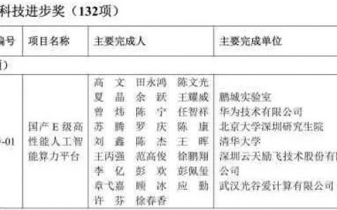 云天励飞助力！国产E级高性能算力平台赢得科技大奖殊荣