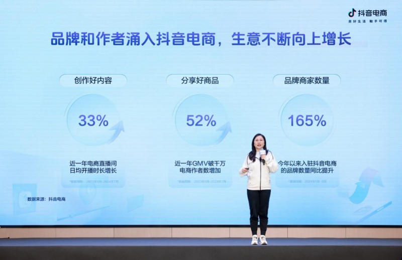 助力商家长效经营，抖音电商直播带动商家销量同比增长57%