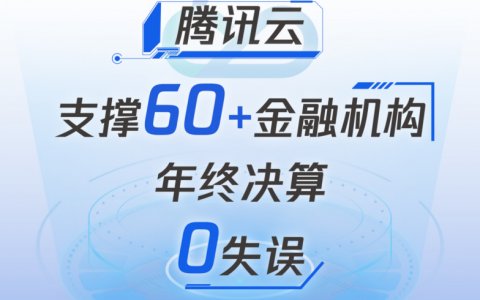 零失误！腾讯云助力60多家银行平稳度过年结大考