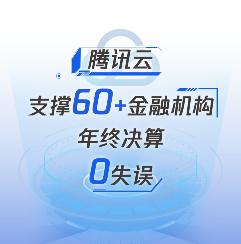 零失误！腾讯云助力60多家银行平稳度过年结大考