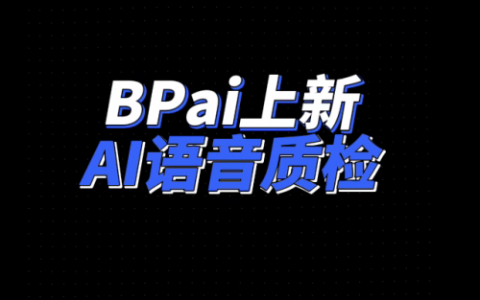 标普云BPai AI质检让客服“质检”变“智检”，创造更多价值