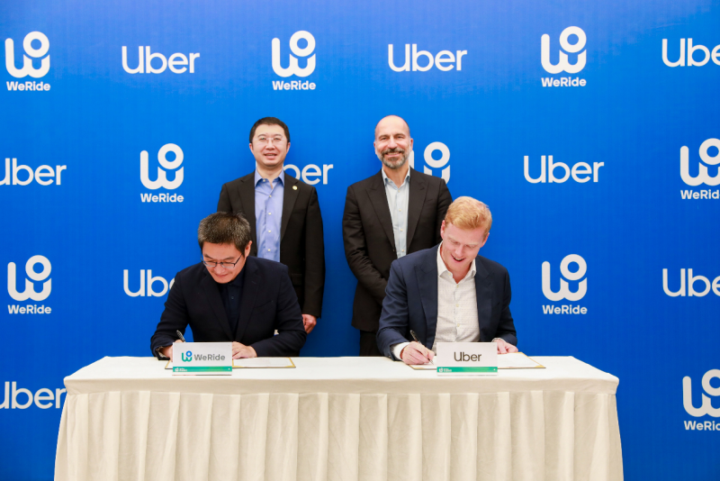 文远知行获Uber追加1亿美元投资，Robotaxi规模化运营5年再拓15城